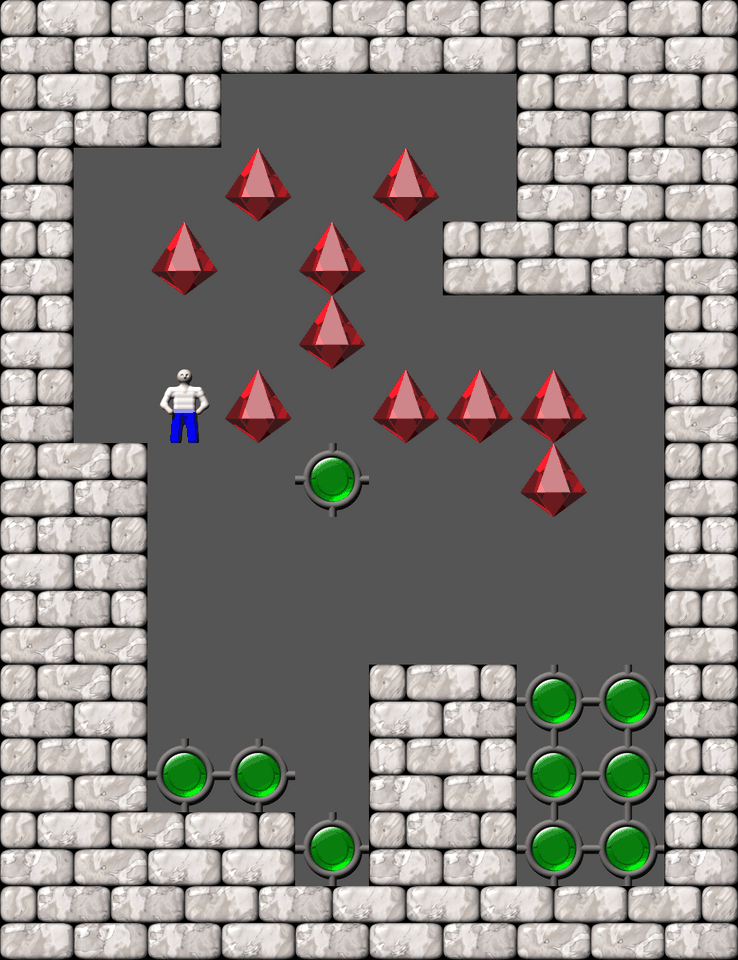 Sokoban More Bugs collections level 450